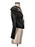 Aqua 100% Polyurethane Black Long Sleeve Top Size XS - photo 4