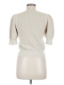 Margaret O'Leary 100% Cotton Ivory Turtleneck Sweater Size Med (1) - photo 2