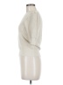 Margaret O'Leary 100% Cotton Ivory Turtleneck Sweater Size Med (1) - photo 5