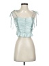 Lulus Teal Sleeveless Blouse Size S - photo 1