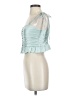 Lulus Teal Sleeveless Blouse Size S - photo 5