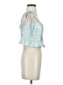 Lulus Teal Sleeveless Blouse Size S - photo 4