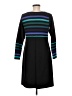 Sara Campbell Stripes Black Casual Dress Size M - photo 2