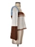 Unbranded 100% Polyester Color Block Brown White Pullover Sweater Size S - photo 4