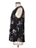 Katherine Barclay Floral Black Sleeveless Blouse Size M - photo 5