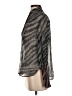 Rag & Bone 100% Silk Metallic Silver Long Sleeve Silk Top Size XS - photo 5