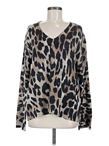 Skull Cashmere Long Sleeve Blouse (view 1)