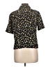 Liz Baker Essentials 100% Polyester Floral Black Short Sleeve Blouse Size 10 - photo 2