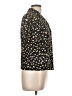 Liz Baker Essentials 100% Polyester Floral Black Short Sleeve Blouse Size 10 - photo 4