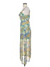 Bailey Rose 100% Polyester Paisley Yellow Cocktail Dress Size S - photo 5