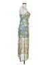 Bailey Rose 100% Polyester Paisley Yellow Cocktail Dress Size S - photo 4