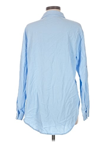 Unbranded Long Sleeve Button-Down Shirt (view 2)