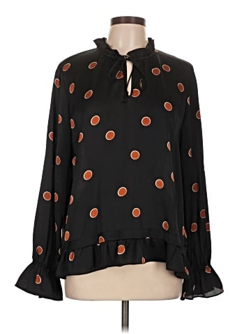 Waverly Grey Long Sleeve Blouse (view 1)