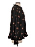 Waverly Grey 100% Polyester Polka Dots Black Long Sleeve Blouse Size L - photo 4