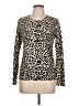 Ann Taylor Animal Print Tan Cardigan Size L - photo 1