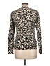 Ann Taylor Animal Print Tan Cardigan Size L - photo 2