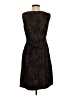 Talbots Graphic Brown Cocktail Dress Size 4 - photo 2
