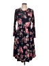 Unbranded Floral Black Casual Dress Size L - photo 1