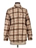 Rhapsody Tweed Brown Long Sleeve Button-Down Shirt Size XS - photo 1