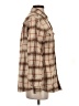 Rhapsody Tweed Brown Long Sleeve Button-Down Shirt Size XS - photo 4