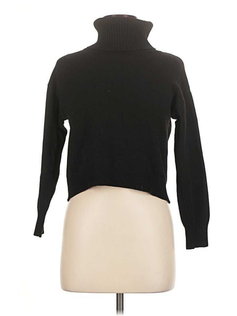 Pre-owned Lulus Turtleneck Sweater In Black