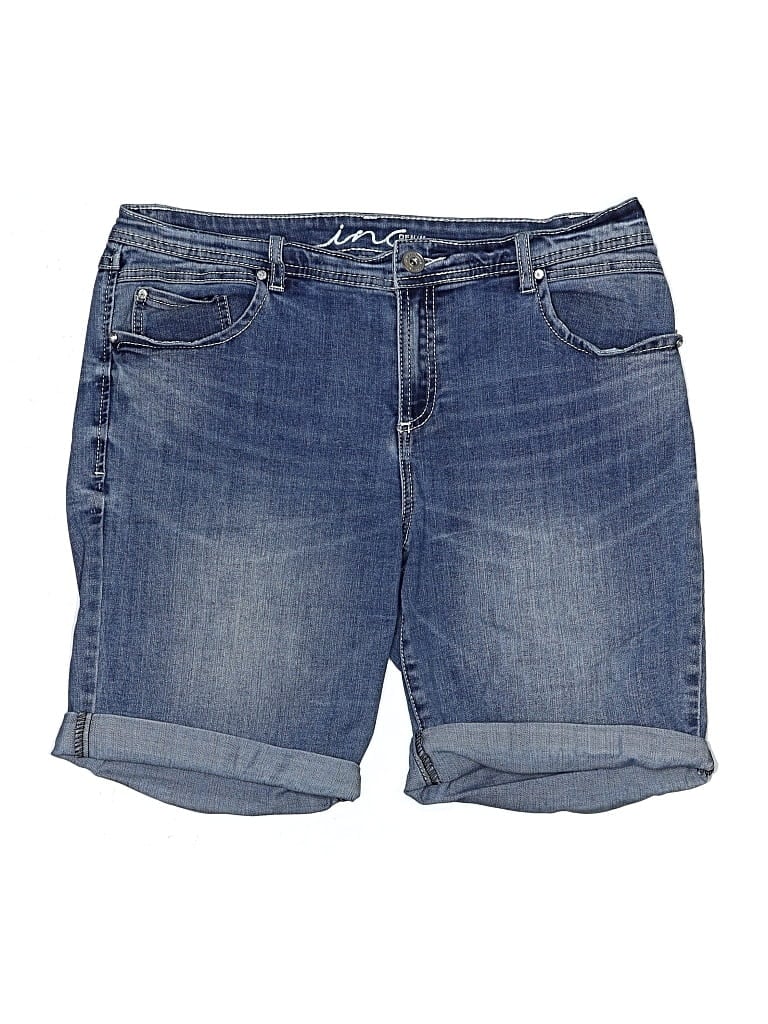 Pre-owned Inc Denim Denim Shorts In Blue