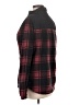 Columbia 100% Polyester Plaid Black Red Turtleneck Sweater Size M - photo 2