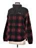 Columbia 100% Polyester Plaid Black Red Turtleneck Sweater Size M - photo 5