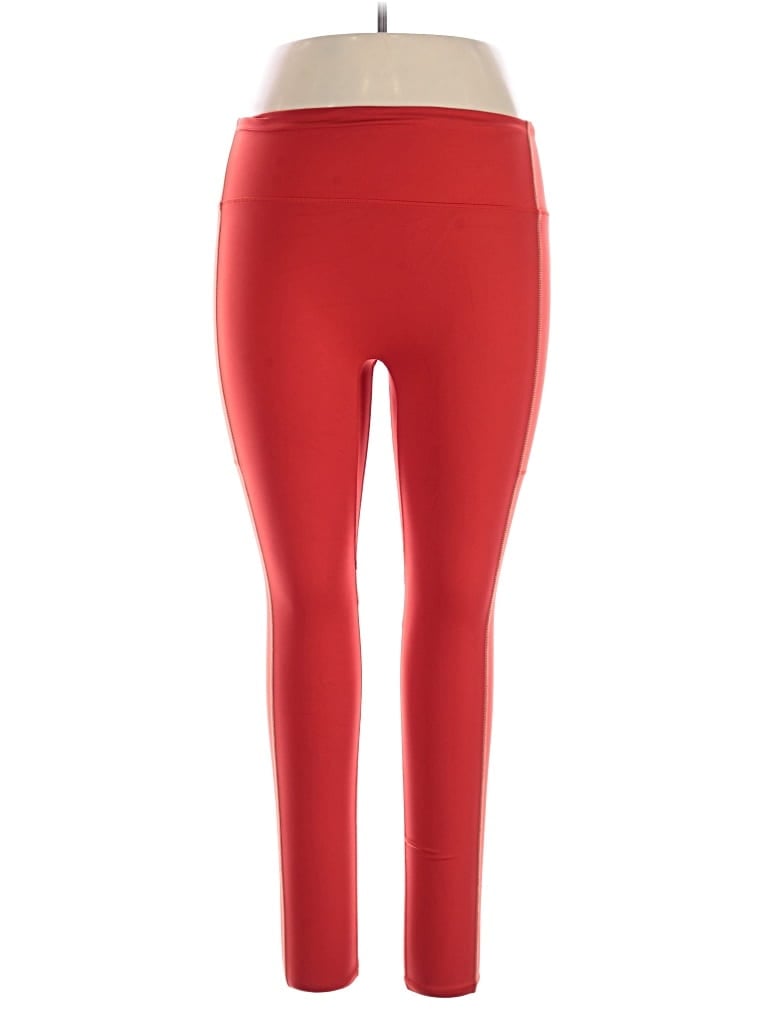 Pre-owned Motion 365 Made By Fabletics Active Pants In Red