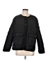 Ann Taylor LOFT 100% Nylon Solid Black Jacket Size M - photo 1