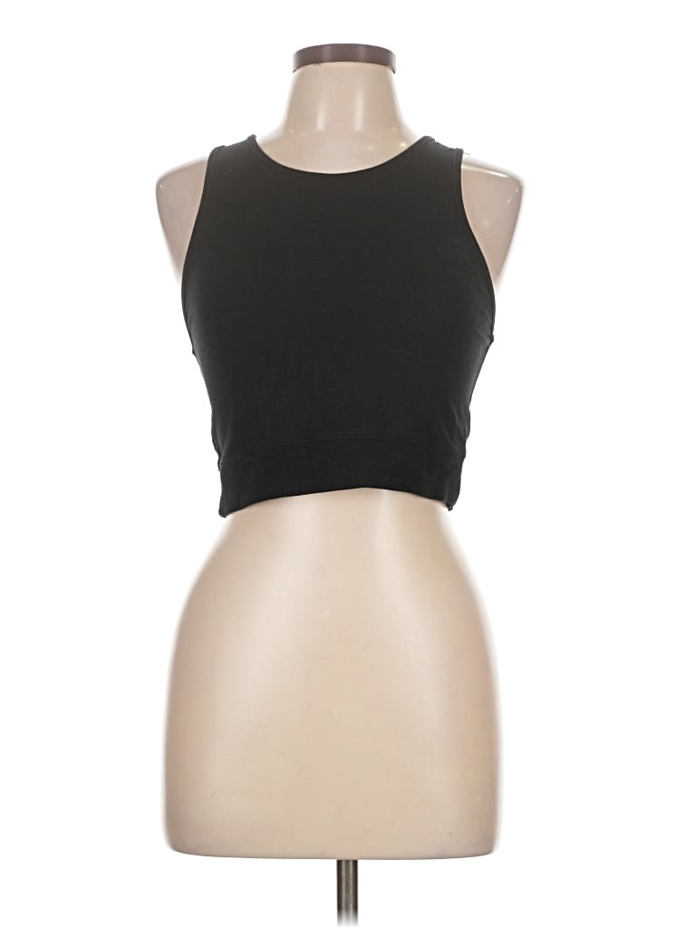 Pre-owned Zara Sleeveless Top Black Halter Neckline Tops