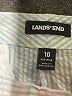 Lands' End Houndstooth Green Shorts Size 10 - photo 3