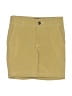 The Children's Place Solid Yellow Khaki Shorts Size 4 - photo 1