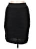 H&M 100% Polyester Solid Black Formal Skirt Size 6 - photo 1