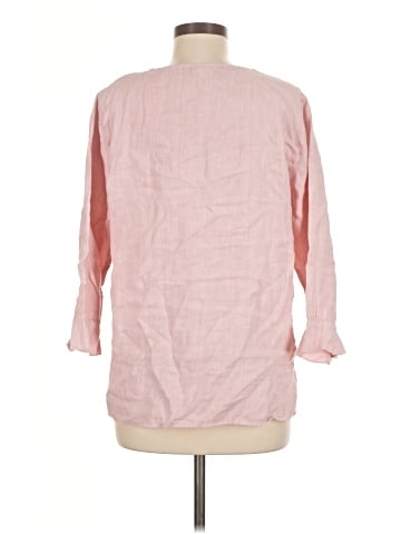 Hot Cotton 3/4 Sleeve Blouse (view 2)