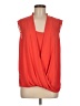BCBGMAXAZRIA 100% Polyester Orange Sleeveless Blouse Size M - photo 1