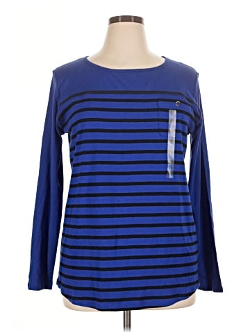 Jones New York Signature Long Sleeve T-Shirt (view 1)