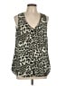 Daniel Rainn 100% Polyester Ivory Sleeveless Blouse Size L - photo 1