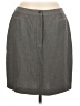 DKNY 100% Cotton Solid Gray Formal Skirt Size 8 - photo 1