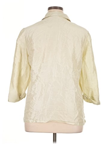 Emma James 3/4 Sleeve Silk Top (view 2)