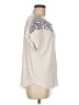 Fabrice Perry Ivory Short Sleeve Top Size M - photo 4