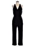Easel Solid Black Jumpsuit Size L - photo 1