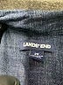 Lands' End Blue 3/4 Sleeve Button-Down Shirt Size 2X - photo 7