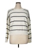 Thread & Supply Stripes Ivory Pullover Sweater Size 1X - photo 1