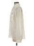 StyleMint 100% Polyester Solid Ivory Long Sleeve Blouse Size 2 - photo 5