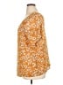 CAbi 100% Polyester Orange Short Sleeve Blouse Size XL - photo 5