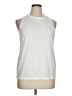 Asics 100% Polyester Ivory Sleeveless T-Shirt Size XL - photo 1
