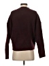 Zara Solid Burgundy Pullover Sweater Size S - photo 2