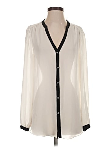 DKNYC 3/4 Sleeve Blouse (view 1)