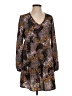Bebop 100% Polyester Animal Print Brown Casual Dress Size S - photo 1